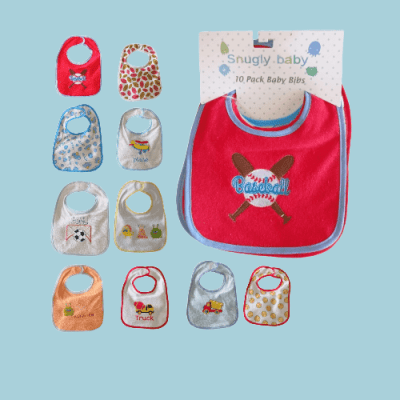10Pc Boy Bib