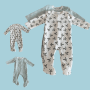 2Pc Monkey Suit - green/white