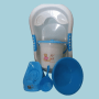Bath Set 5pc - BLUE