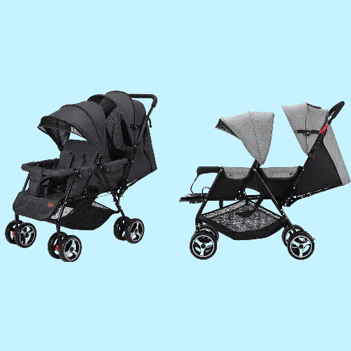 Twin Stroller( Grey)
