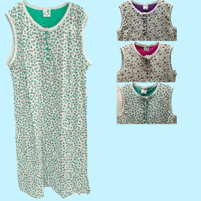 Plus Size Sleeveless Night Gown