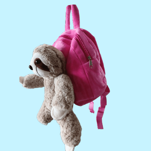 Backpack with toy