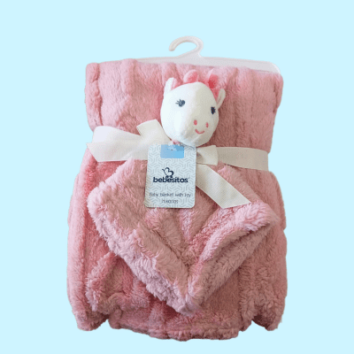 Bebesitos Baby Blanket with Toy