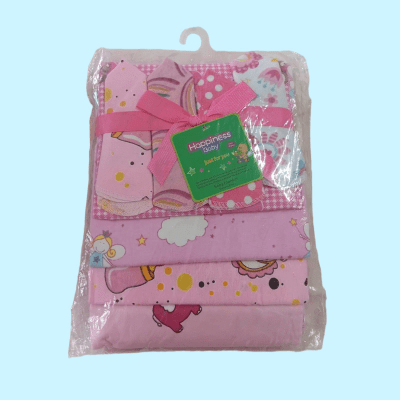 4PC Baby Receiver With Wash Rag