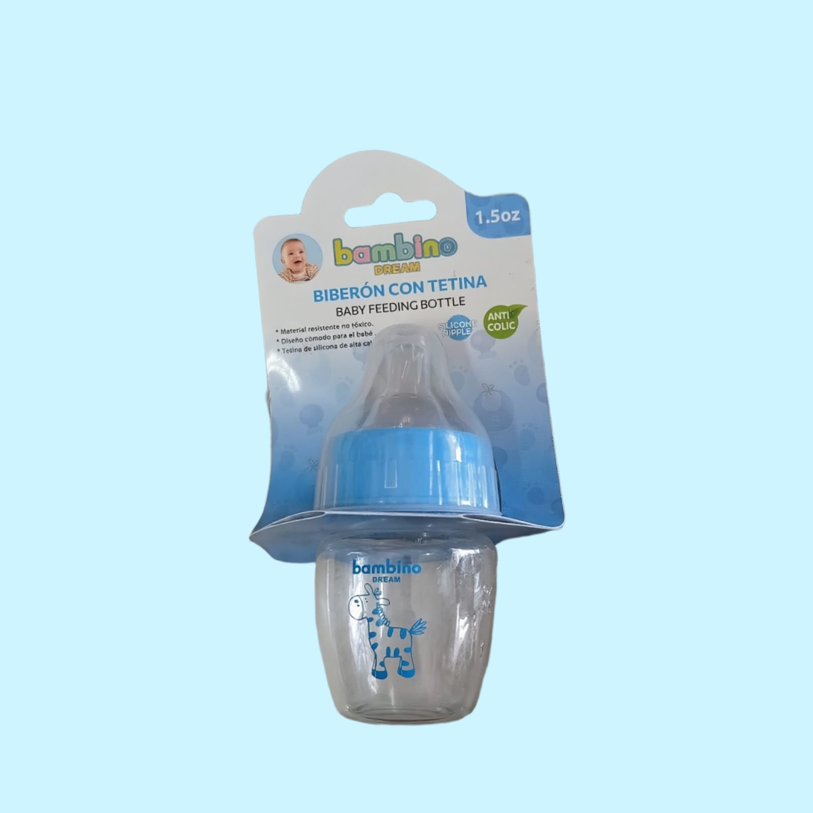 Bambino 1.5oz Baby Bottle - Blue
